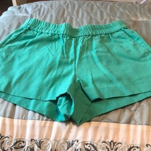J crew pull on shorts